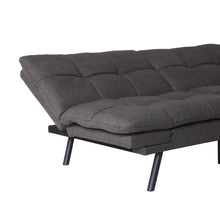 Load image into Gallery viewer, Convertible Memory Foam Futon Couch Bed, Modern Folding Sleeper Sofa-SF267FADGY
