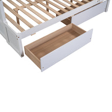 Load image into Gallery viewer, Twin over Full Bunk Bed with Storage - White(OLD SKU :LP000022AAK)
