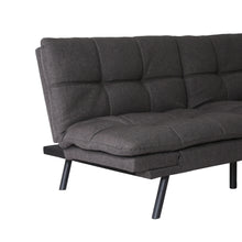 Load image into Gallery viewer, Convertible Memory Foam Futon Couch Bed, Modern Folding Sleeper Sofa-SF267FADGY
