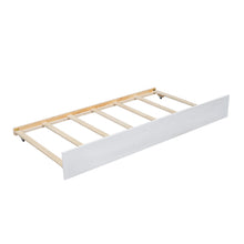 Load image into Gallery viewer, Wood Twin over Full Bunk Bed with Twin Size Trundle, White
