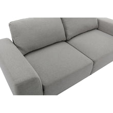 Load image into Gallery viewer, Large Sofa, 74.8 Inch Linen Fabric Loveseat Couch Mid-Century Modern Upholstered Accent Couches for Living Room, Apartment, Bedroom,Light Grey
