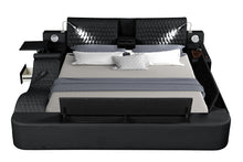 Load image into Gallery viewer, Zoya Smart Multifunctional King Size Bed Made with Wood in Black
