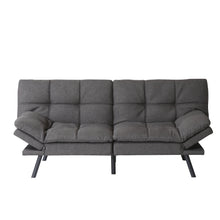 Load image into Gallery viewer, Convertible Memory Foam Futon Couch Bed, Modern Folding Sleeper Sofa-SF267FADGY
