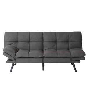 Convertible Memory Foam Futon Couch Bed, Modern Folding Sleeper Sofa-SF267FADGY