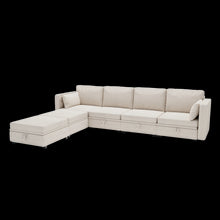 Load image into Gallery viewer, UNITED WE WIN Modular Sectional Sofa U Shaped Modular Couch with Reversible Chaise Modular Sofa Sectional Couch with Storage Seats
