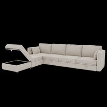 Load image into Gallery viewer, UNITED WE WIN Modular Sectional Sofa U Shaped Modular Couch with Reversible Chaise Modular Sofa Sectional Couch with Storage Seats
