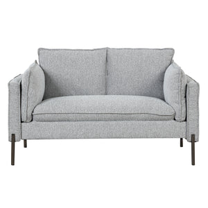 56" Modern Style Sofa Linen Fabric Loveseat Small Love Seats Couch for Small Spaces,Living Room,Apartment