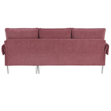 Load image into Gallery viewer, [VIDEO provided] [New]84 &quot; Convertible Sectional Sofa, Modern Chenille L-Shaped Sofa Couch with Reversible Chaise Lounge, Fit for Living Room, Apartment(2 Pillows)
