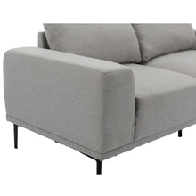 Load image into Gallery viewer, Large Sofa, 74.8 Inch Linen Fabric Loveseat Couch Mid-Century Modern Upholstered Accent Couches for Living Room, Apartment, Bedroom,Light Grey
