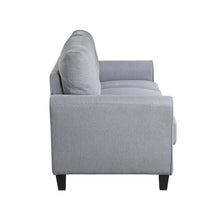 Load image into Gallery viewer, 57.5&quot; Modern Living Room Loveseat Linen Upholstered Couch Furniture for Home or Office ,Light Grey-Blue,(2-Seat,Old Sku:WF288518AAC)
